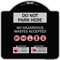 Signmission Do Not Park Here No Hazardous Waste Accepted Heavy-Gauge Aluminum Sign, 18" H, BS-1818-24147 A-DES-BS-1818-24147 - alternate 1